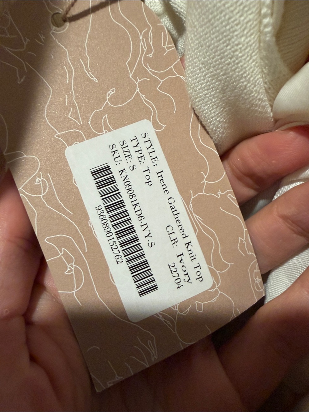 Meshki Ivory Off-Shoulder Top - Picture 3 of 3